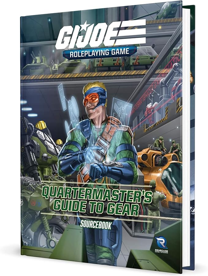 Renegade Game Studios G.I. Joe RPG Quartermaster's Guide to Gear Sourcebook Expansion