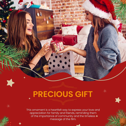 Angel Wings Christmas Ornaments by [Brand Name] - Double-Sided Memorial Ornament with Luxurious Silk Ribbon & Gift Bag