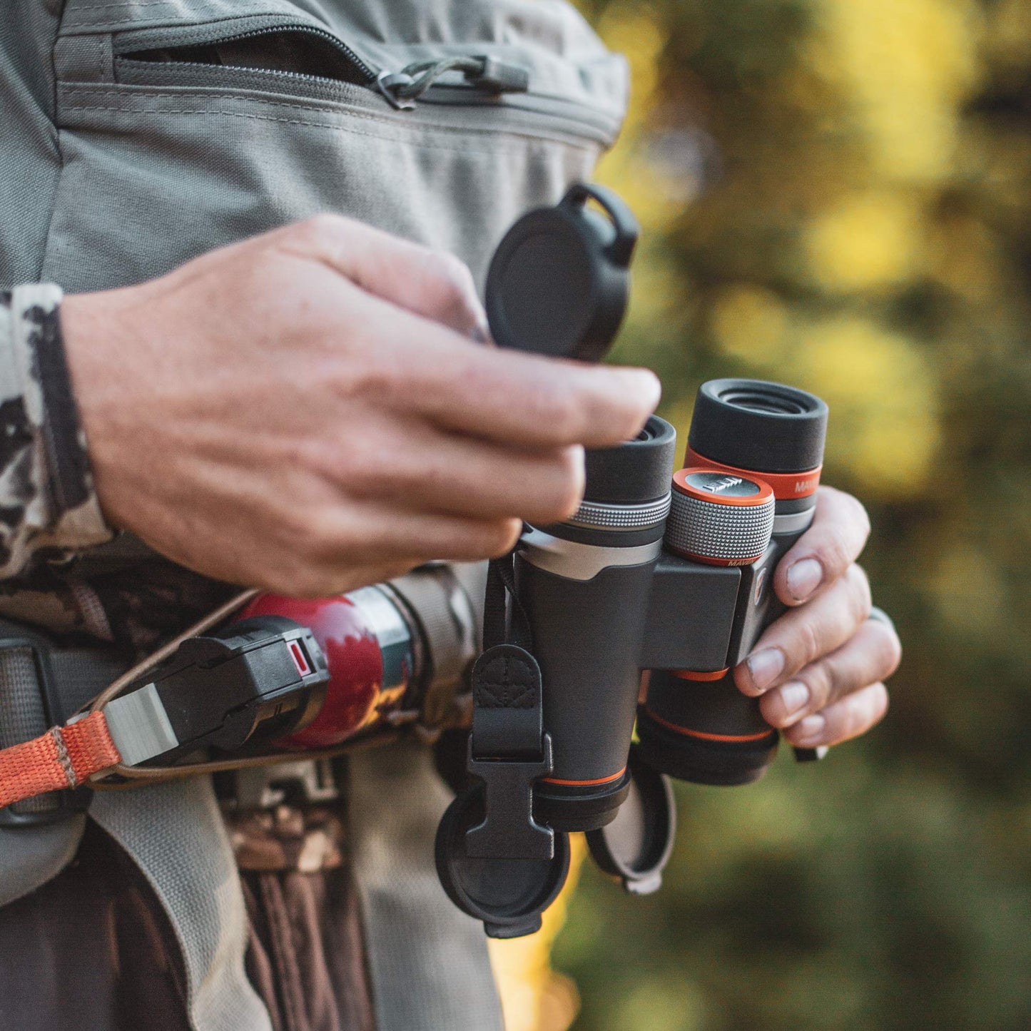 Maven B.3 8x30 mm Binoculars – Compact, Fogproof, Waterproof Hunting & Bird Watching Binoculars with ED Glass (Moss/Black)