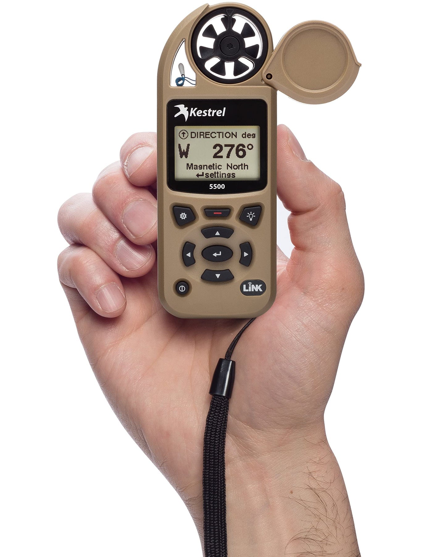 Kestrel 5500 Weather Meter with Link and Vane Mount, Tan