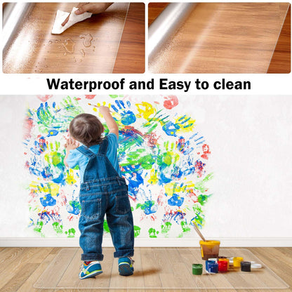 Clear Chair Mat for Hardwood Floors 36"x48" - Office Desk Chair Mat Protector Easy Glide for Rolling Chairs, Home & Computer Use