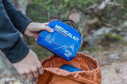 Adventure Medical Kits Mountain Series Medical Kit - Explorer - Emergency Medical First Aid Kit - For 4 People for 7 Days - Comes with a Trauma Pad, Medicine, Guide Book & More