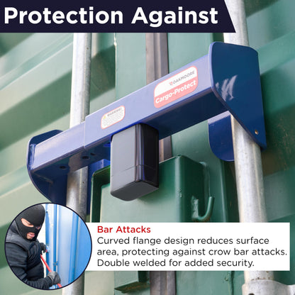 Shipping Container Lock with Combination | Cargo Van and Semi Trailer Door Lock Heavy Duty | Sea & Box Trailer Door Locks - Combi Shipping Container Locks Heavy Duty