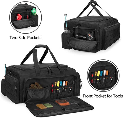 RC Car Bag for 1/8 and 1/10 Car RC Carry Case Compatible with Traxxas 1/8 Car Multi-Pockets to Store Tools and Other Accessories Adjustable Shoulder Strap for Easy Carrying (Patent Design)