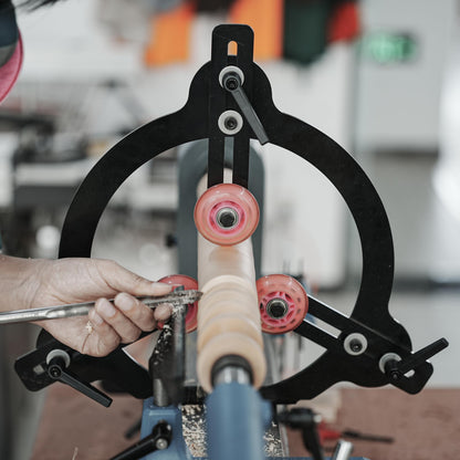 Woodturning Steady Rest for 12",14" and 16" Swing Size, Wood Lathe for Spindle Woodturning, Woodturning Tools.