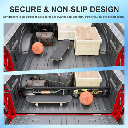 SZYANG Truck Bed Divider Compatible with 2015-2026 Ford F150 Cargo Manager Molle Panel Truck Bed Organizer Replacement for 2015-2026 Ford F-150 Accessories