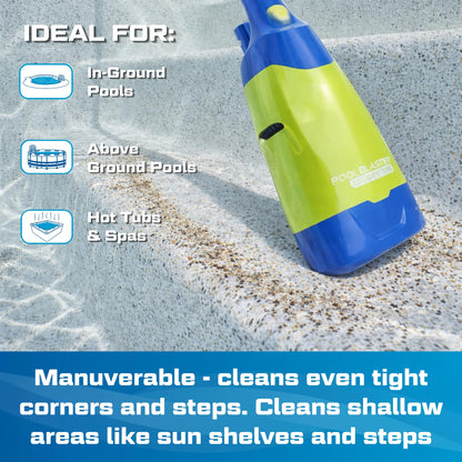 Pool Blaster Aqua Broom Turbo Spa Vacuum for Hot Tub Cordless Hoseless Rechargeable USB Charging Cable Included