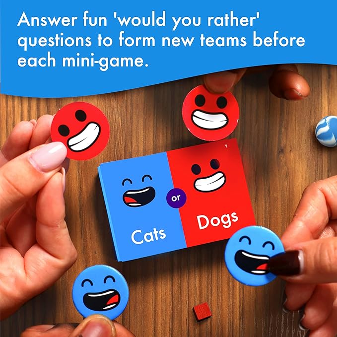 Big Potato Mini Game Party: 101 Mini Games 1 Star Player Family Board Game for 2-8 Players Perfect for Family Game Night or with Friends