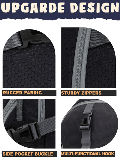 BLUEFAIRY High School Backpack for Girls Boys Middle School Bookbag for Kids Back to School Bag for College with Large Compartment Casual Daypack Mochilas para Niñas Adolescentes 18" Black
