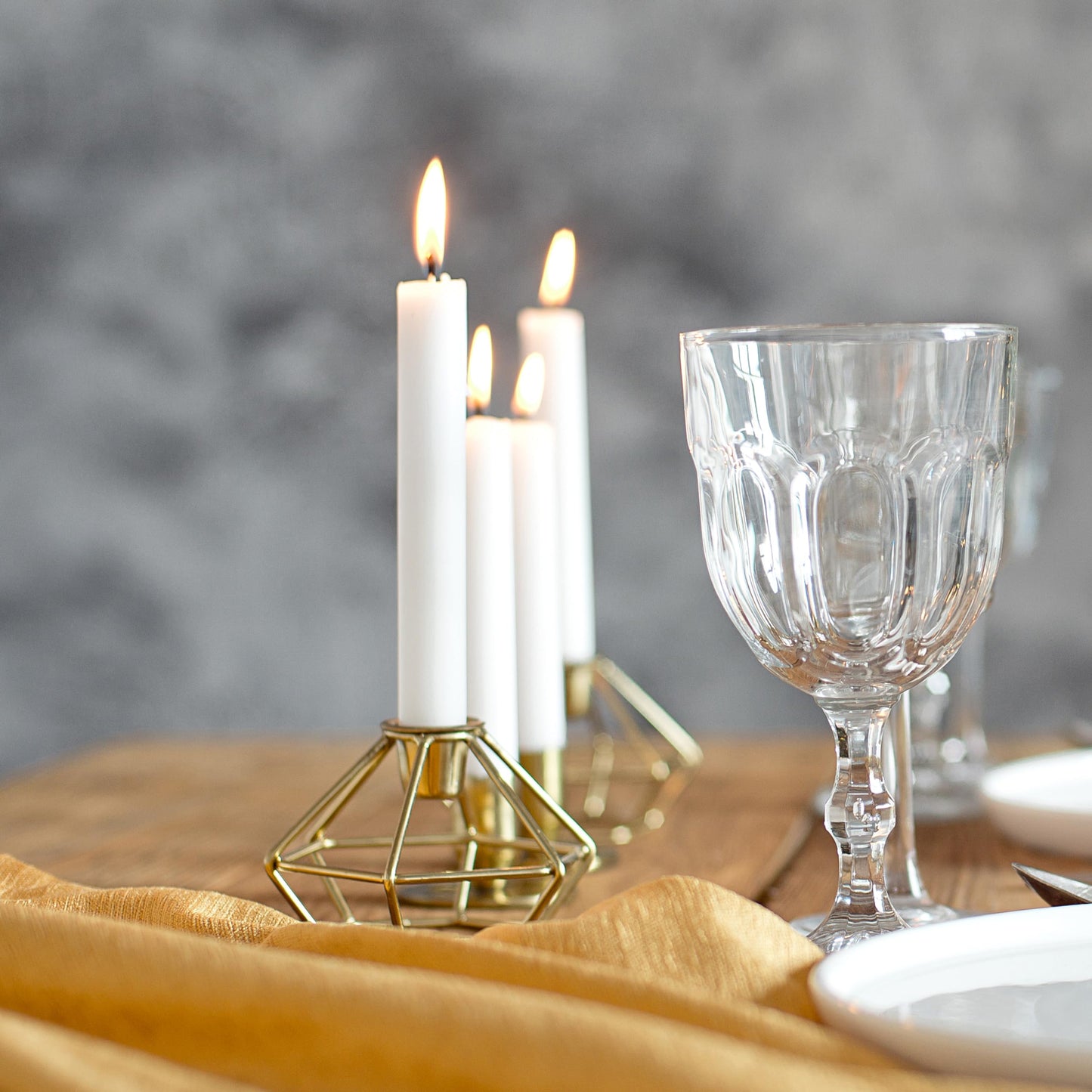 Tapered Candles - 80 Bulk Set of 6” Sticks - 5 Hours Clean, Long-Burning White Candlesticks - Dripless Unscented & Hand-Dipped Tall Candles for Dinners - White Taper Candles by PARNOO