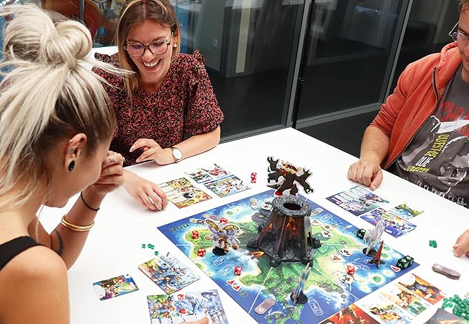IELLO: King of Monster Island - Strategy Board Game Sequel of The King of Line Family Play Cooperatively Ages 10+ 1-5 Players 60 Minutes