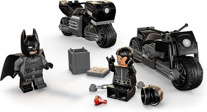 Lego DC Batman: Batman &amp Selina Kyle Motorcycle Pursuit 76179 Building Kit Cool Super-Hero Toy for Kids Aged 6+ (149 Pieces)