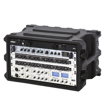 Gator Cases Pro Series Rotationally Molded 6U Rack Case with Shallow 13" Depth; Made in USA (G-PRO-6U-13)
