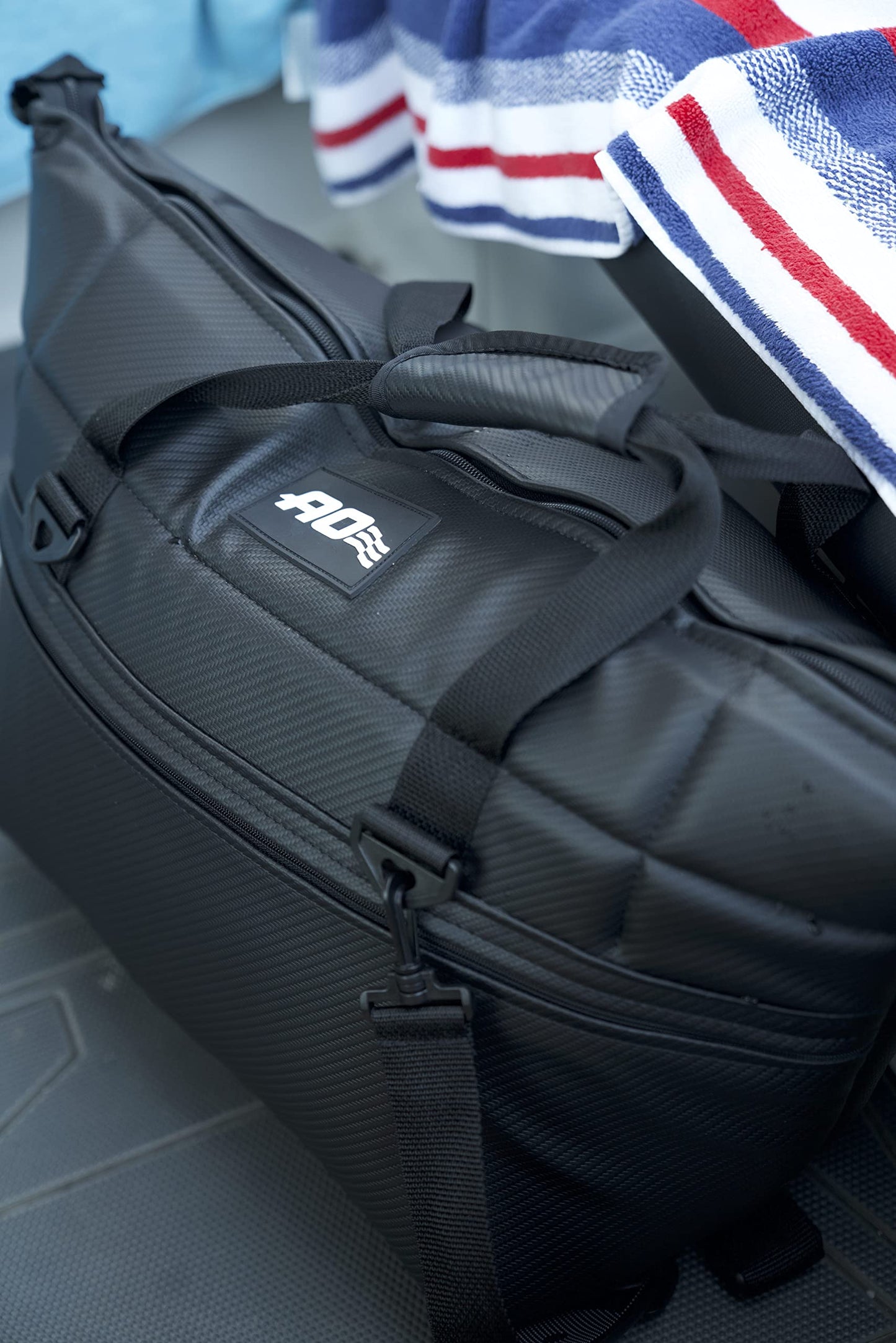 AO Coolers Expedition Carbon Soft Cooler with High-Density Insulation, Silver, 36-Can