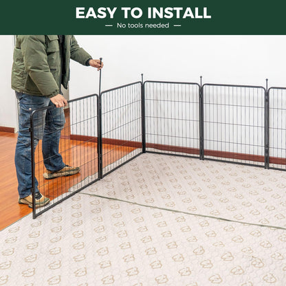 FXW Rollick Unleashed Dog Playpen for Indoor, Yard, RV Camping, 32 inch 8 Panels for Small and Medium Dogs│Patented
