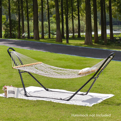 HARBOURSIDE HAMMOCKS Hammock Stand Only, Heavy Duty Steel Hammock Frame, 550 LBS Capacity, Fits Hammocks 9 to 14 Ft., Portable Hammock Rack for Indoor Outdoor Use