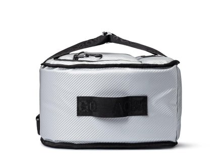 AO Coolers Stow-N-Go Carbon Soft Cooler, Low-Profile, Leakproof with High-Density Insulation, Holds Ice for 24 Hours, Silver, 38-Can