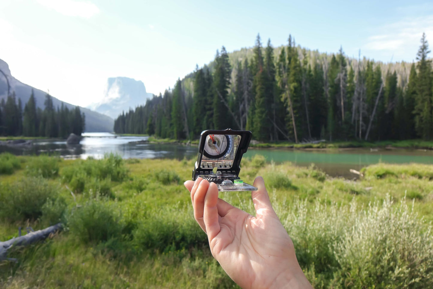 Brunton TruArc™ 15 Luminous Compass - Glow-in-The-Dark Navigation Tool with Clinometer