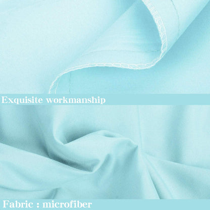 NTBAY Pillowcase Set - 2 Pack Soft Brushed Microfiber Aqua Pillowcases | Wrinkle-Free & Fade-Resistant - 20x26 Inches