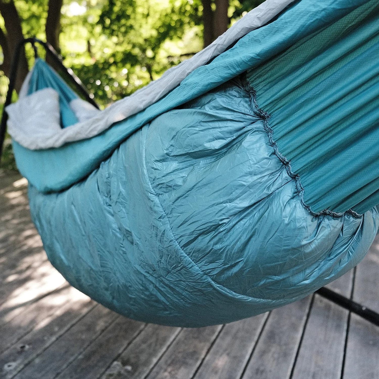 GRAND TRUNK Evolution 20 Synthetic Hammock | 20°F Cold Weather Hammock with Integrated Sleeping Bag & Underquilt | Camping & Backpacking Hammock with Carabiners & Compression Sack