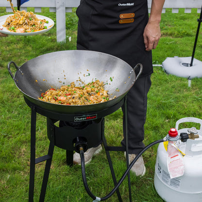 OuterMust Outdoor Cooker With Wok Wok Station