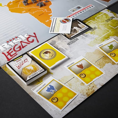Hasbro Gaming Avalon Hill Risk Legacy Strategy Tabletop Game Immersive Narrative Game Miniature Board Game for Ages 13 and Up for 3-5 Players