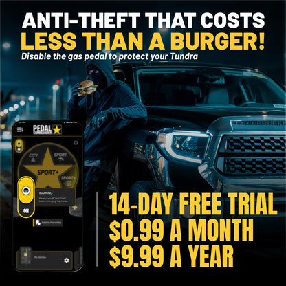 PEDAL COMMANDER for Toyota Tundra 2007-2021 Throttle Response Controller - Plug-and-Play, 4 Driving Modes, App Control - Towing Hauling Off-Road TRD Pro Sport Upgrade