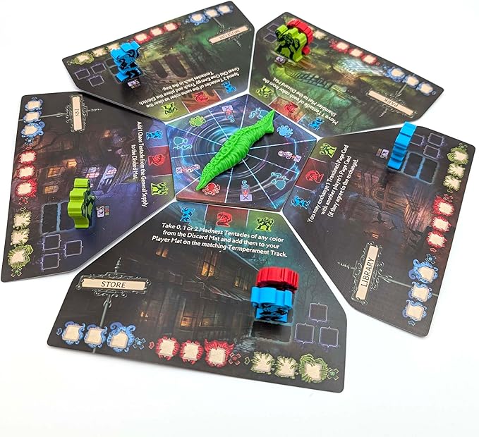 Tiny Epic Cthulhu Deluxe | Cooperative Strategy Board Game | Lovecraftian Horror with Madness Spinner | Adults &amp Teens | 1-4 Players Age 14+