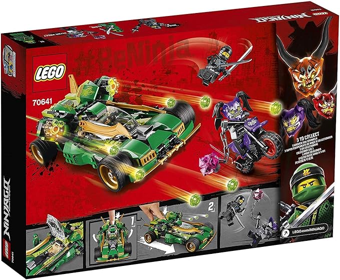 Ninjago Ninja Nightcrawler Bike &amp Car with Shooter Function Masters of Spinjitzu Building Set
