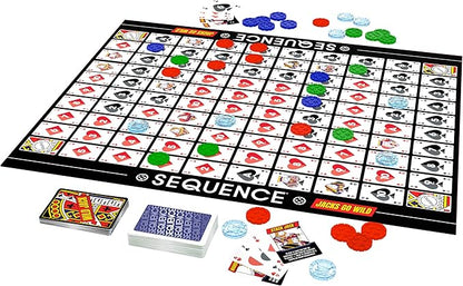 Goliath Sequence Jacks Go Wild! | Strategy Board Game Includes Additional Wild Jacks Cards | 2-12 Players Ages 7+