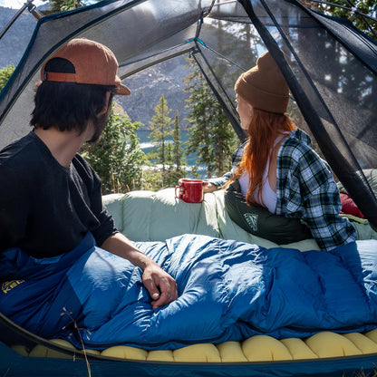 Kelty Cosmic 20 Down Mummy Sleeping Bag for Backpacking, Campers, 550 Fill Power, Recycled Fabrics with PFAS-Free DWR, Designed in Sunny Colorado, USA, 2024 Model (Long)