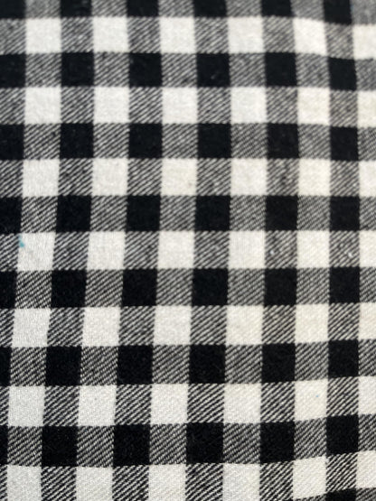 Inside/Outside Decorative Fabric Iron On Patches-Handmade in the USA - Set of 10 (Plaid 2-4" x 5")