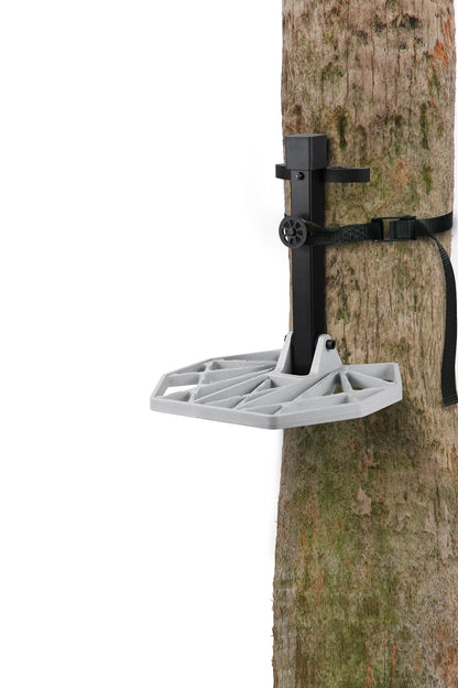 NatureBlend Tree Stand Safety Rope Hunting Platform, 12"x12" Die-Cast Aluminum Saddle Hunting Platform, Silent Adjustable Tree Saddle Platform