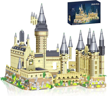 Mini Building Blocks Sets - Micro Mini Blocks Bricks Kit Creative Ideals Tower Model Building Toys for Adults Collectible Architecture Decoration Birthday Gifts (Magic Castle (2929PCS))