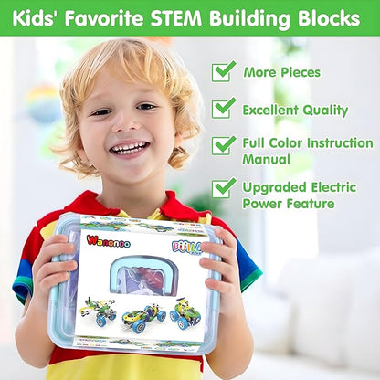 10 in 1 STEM Toys for 4 5 6 7 8+ Year Old Boy Easter Birthday Gifts Building Toys for Kids Ages 4-8 5-7 6-8 Educational Stem Activities for Boy 4-6 8-10 Erector Set Construction Creative Games