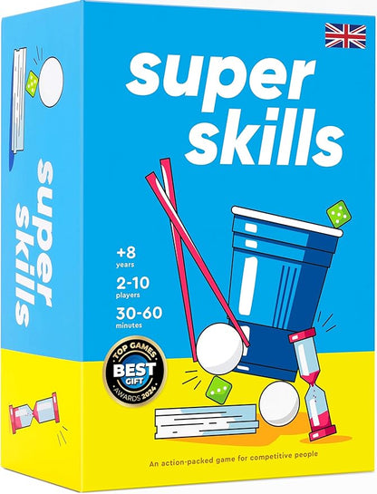 Super Skills - Action Game for Competitive People - Beat Your Friends at 120 Challenges - Fun Easter Group Activity for Family Night or Party with Kids Teen