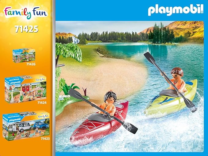 Playmobil Camping with Kayaks