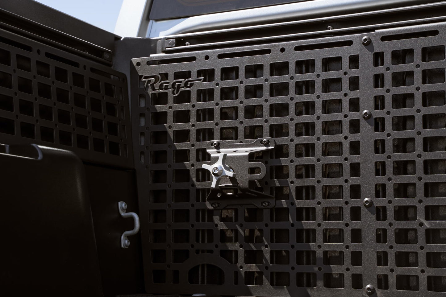 Rago Fabrication Universal Jack Mounts | Great for Molle Panels, Trucks, Trailers, Garages, & More | Designed for Rago, ADD Offroad, & DV8 Offroad Molle Panels | Sold as a Pair | Made in The USA