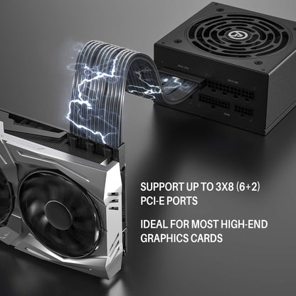 ARESGAME POWER 1000w Power Supply, Fully Modular, 80+ Gold PSU