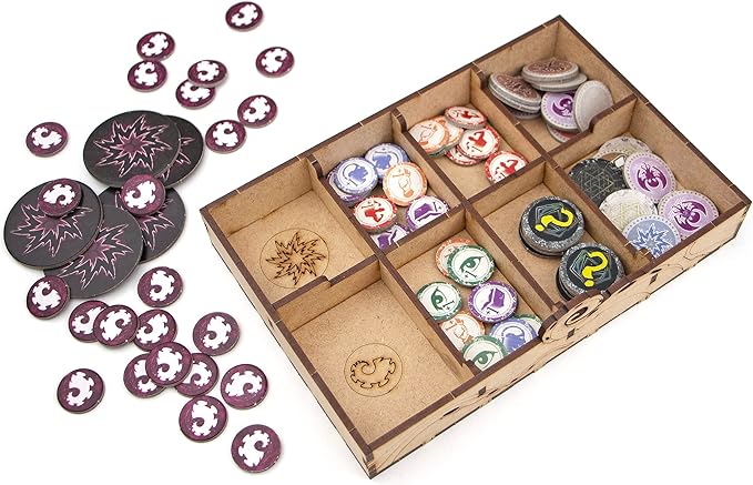 TowerRex Organizer for Arkham Horror 3rd Edition Board Game Storage Insert Accessory Upgrade for Only Base Game