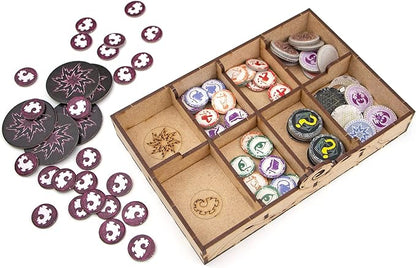 TowerRex Organizer for Arkham Horror 3rd Edition Board Game Storage Insert Accessory Upgrade for Only Base Game