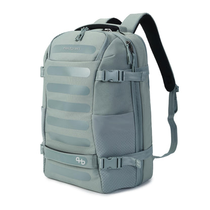 Hedgren | TRIP Travel Backpack – Expandable, Water-Repellent RPET with RFID Blocking, Laptop & Clothing Compartments, Rain Cover & Smart Sleeve for Carry-On | 28.5 L (Grey-Green)