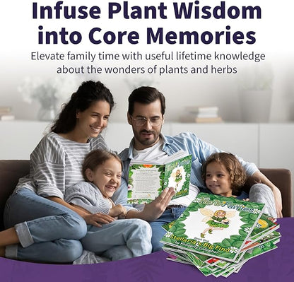 Herb Fairies: 13 Plant Story Books Set &amp Digital Learning System – Explore Plants Through Educational Stories – Includes Audiobooks Printables Crafts Puzzles &amp Games