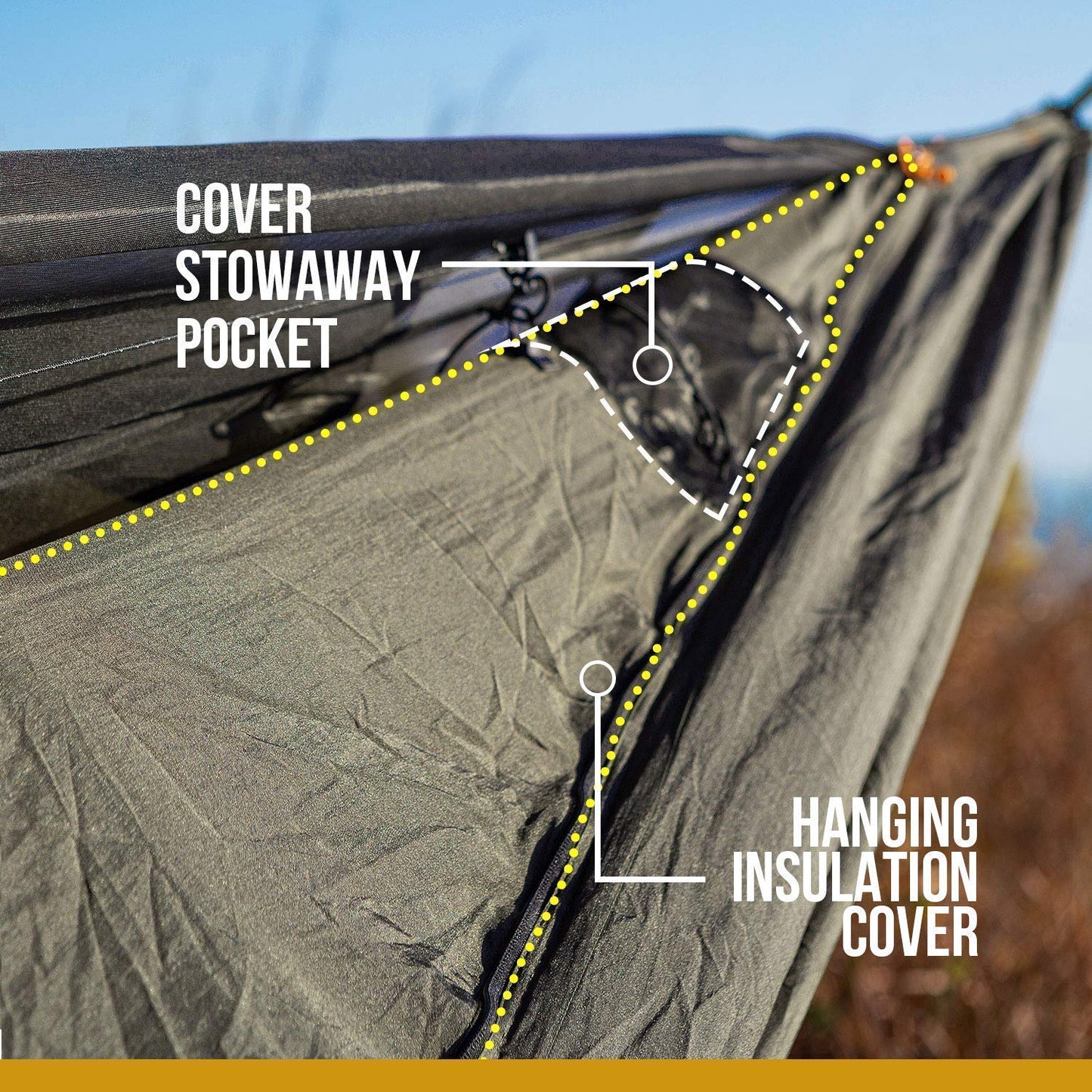 OneTigris KOMPOUND Camping Hammock + Bulwark Camping Tarp