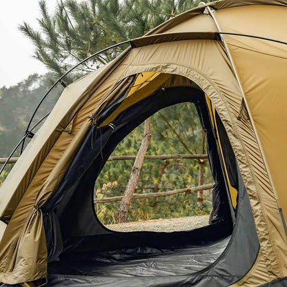 POMOLY Inner Tent for Dome X6 Series, Black Mesh Half Inner Tent for Tent Accessories