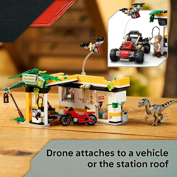 LEGO Jurassic World Raptor &amp Titanosaurus Tracking Mission Kids Toy - Building and Learning Toy for Pretend Play - Dinosaur Action Figures for Boys &amp Girls Ages 7+ - Gift Idea for Birthdays -