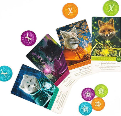AEG &amp Flatout Games | Nocturne - Set Collection &amp Bidding Board Game | Play as Fox Mystics Find Magical Items &amp Cast Spells | Ages 10+ | 1-4 Players