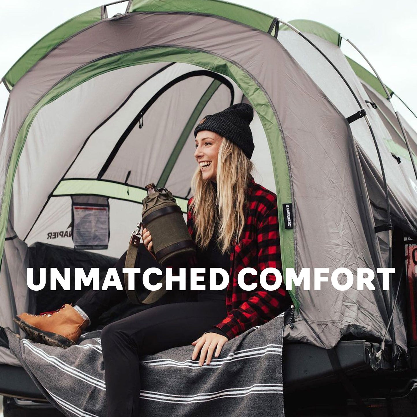 Napier Backroadz Truck Tent | Pickup Truck Bed Camping Tent | Rainfly for Water Protection | Sturdy and Spacious 2-Person Tent | Easy 10-Minute Setup