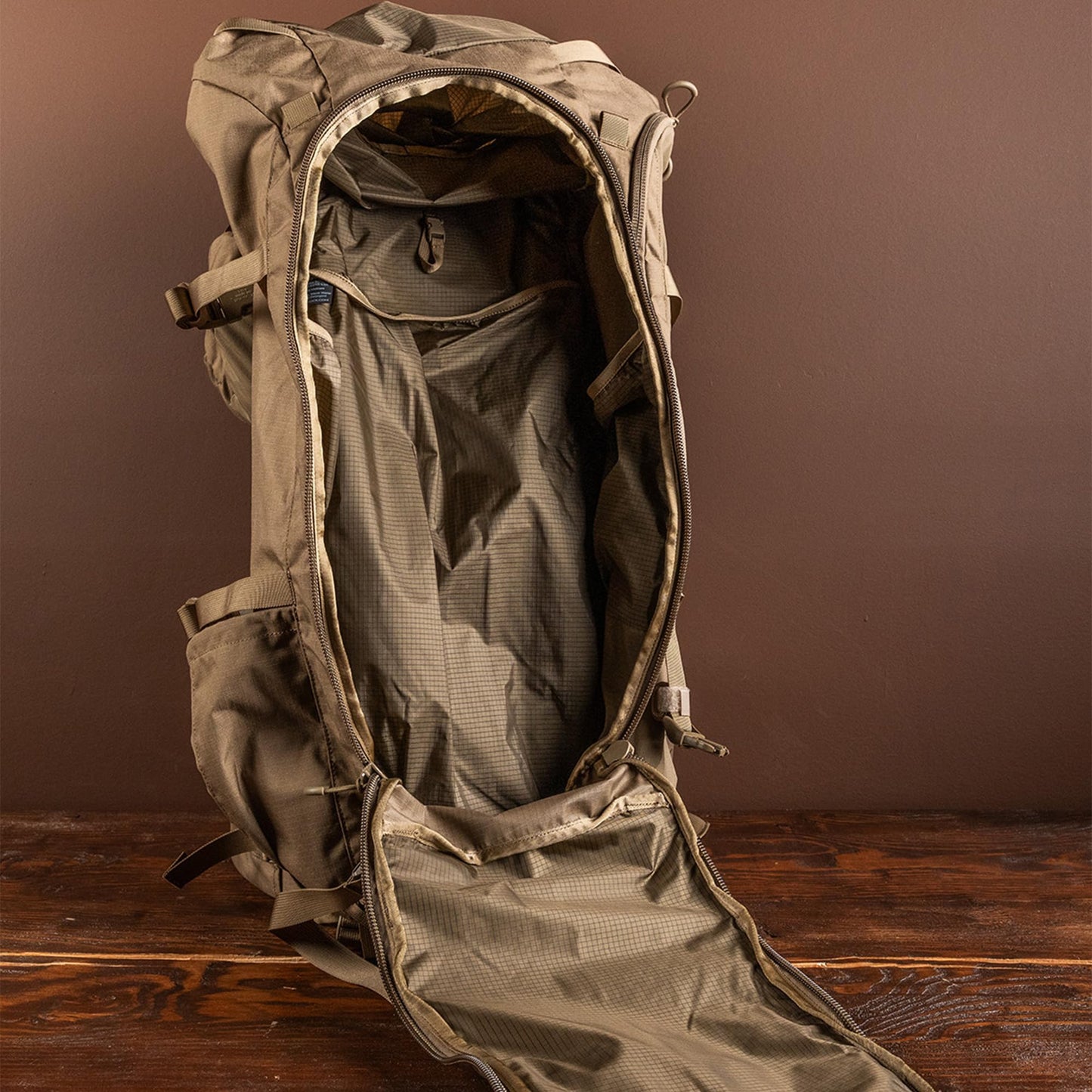 Eberlestock Brute 6500 Hunting Pack – Internal Frame Backpack with Cradle Hip Belt, Contour Shoulder Harness, 6500ci Capacity for Extended Backcountry Hunts – Multicam