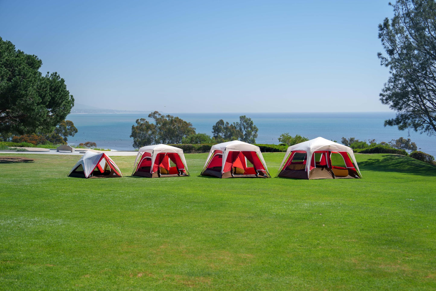 Rapid Series Quick Setup Camping Tent, Integrated Steel Frame Family Tent Made with Waterproof 150d Fabric and 190d Fabric Rain Fly for Family Outdoor Camping